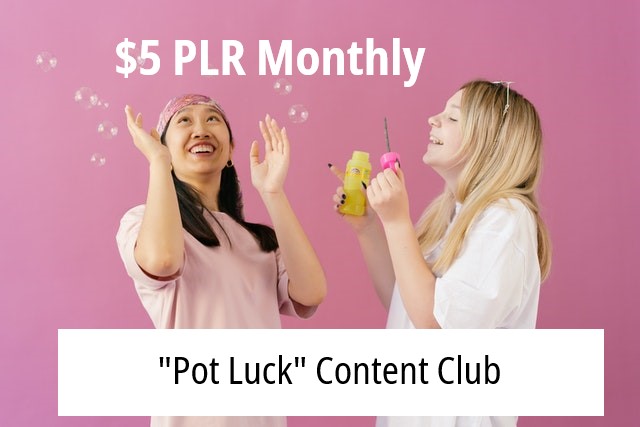 NEW Pot Luck Content Club from Wordfeeder